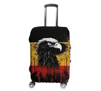 HETPLSD Travel Luggage Cover for Suitcase Protection, Fits 18-32 Inch - Durable Elastic Luggage Protector, Germany Flag Eagle Suitcase Cover for Travel, Scratch & Dirt Resistant, style, Small