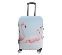 HETPLSD Travel Luggage Cover for Suitcase Protection, Fits 18-32 Inch - Durable Elastic Luggage Protector, Pink Flamingos Suitcase Cover for Travel, Scratch & Dirt Resistant, style, XL, Classic