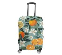 HETPLSD Travel Luggage Cover for Suitcase Protection, Fits 18-32 Inch - Durable Elastic Luggage Protector, Lemons And Flowers Suitcase Cover for Travel, Scratch & Dirt Resistant, style, L, Classic