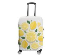 HETPLSD Travel Luggage Cover for Suitcase Protection, Fits 18-32 Inch - Durable Elastic Luggage Protector, Summer Lemon Suitcase Cover for Travel, Scratch & Dirt Resistant, style, L, Classic