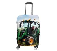 HETPLSD Travel Luggage Cover for Suitcase Protection, Fits 18-32 Inch - Durable Elastic Luggage Protector, Company Farm Tractor Suitcase Cover for Travel, Scratch & Dirt Resistant, style, L, Classic