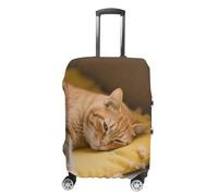 HETPLSD Travel Luggage Cover for Suitcase Protection, Fits 18-32 Inch - Durable Elastic Luggage Protector, Cozy Cat Suitcase Cover for Travel, Scratch & Dirt Resistant, style, Small, Classic
