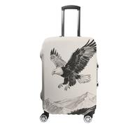 HETPLSD Travel Luggage Cover for Suitcase Protection, Fits 18-32 Inch - Durable Elastic Luggage Protector, Soaring Eagle Suitcase Cover for Travel, Scratch & Dirt Resistant, style, Small, Classic