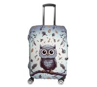 HETPLSD Travel Luggage Cover for Suitcase Protection, Fits 18-32 Inch - Durable Elastic Luggage Protector, Owl Tree Branches Suitcase Cover for Travel, Scratch & Dirt Resistant, style, XL, Classic