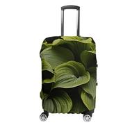 HETPLSD Travel Luggage Cover for Suitcase Protection, Fits 18-32 Inch - Durable Elastic Luggage Protector, Moist Hosta Leaves Suitcase Cover for Travel, Scratch & Dirt Resistant, style, XL, Classic