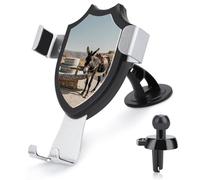 HETPLSD Universal Car Phone Holder Mount with Air Vent Clip & Suction Cup, Donkey Pulling Mill Phone Holder Strong Cellphone Car Mount for Dashboard/Windshield, Fit All Phones