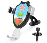 HETPLSD Universal Car Phone Holder Mount with Air Vent Clip & Suction Cup, Growing in The Fields Phone Holder Strong Cellphone Car Mount for Dashboard/Windshield, Fit All Phones