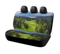 HETPLSD Vancouver Golf Course Car Seat Covers for Back Seats, Universal Fit Rear Seats Protector Easy to Install, Durable Back Seat Cover for Cars, SUVs, Sedans, Trucks