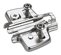 Hettich 9071666 Adjustable Hinge Euro Screw Mounting Plate 1.5mm (single)