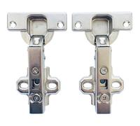 Hettich 9433 Intermat 110° Overlay Hinge & Mounting Plate (2 Pack)