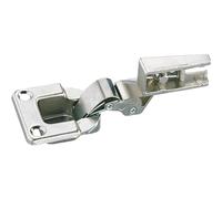 Hettich Flap Hinge, Modern Style, Zinc & Steel Material, Nickel Finish, Frame Mount