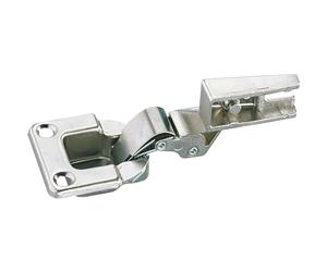 Hettich Flap Hinge, Modern Style, Zinc & Steel Material, Nickel Finish, Frame Mount