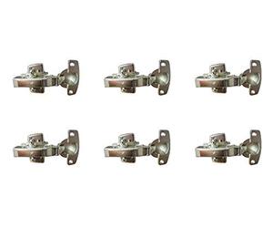 Hettich Sensys 8631i TH52 95 Degree Thick Door Hinge Full Overlay Integrated Soft Closing Silent System Kitchen Cabinet Cupboard Wardrobe (9090260) x6