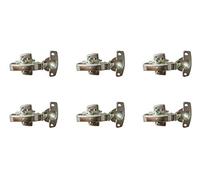 Hettich Sensys 8645i TH52 110 Degree Door Hinge Full Overlay Integrated Soft Closing Silent System Kitchen Cabinet Cupboard Wardrobe (9071205) x6