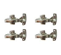 Hettich Sensys 8645i TH52 110 Degree Door Hinge Full Overlay Integrated Soft Closing Silent System Kitchen Cabinet Cupboard Wardrobe (9071205) x4