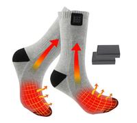 Hettluo Heated Socks for Men Women, Battery Heated Socks, Electric Heated Socks Washable Winter Warm Socks for Outdoors Work Fishing Hunting Skiing Cycling Hiking Camping