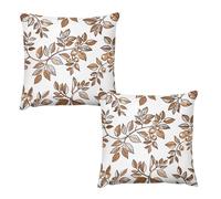 HETVBNS 2 Pack Throw Pillow Covers 22 "x22 Double-Sided Soft Plush Pillowcase Decorative Square Pillows Case Hand Drawn Style Berries Pillow Cover for Living Room, Bedroom, Sofa, Car