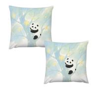 HETVBNS 2 Pack Throw Pillow Covers 26 "x26 Double-Sided Soft Plush Pillowcase Decorative Square Pillows Case Panda Star Pillow Cover for Living Room, Bedroom, Sofa, Car
