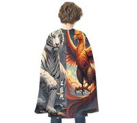 HETVBNS 4 Great Divine Beasts Halloween Cape Reversible Cosplay Costume Party Cloak for Masquerade, Christmas, Role Play