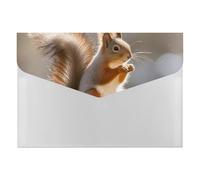 HETVBNS 6 Pockets Expanding File Folder Durable Waterproof A4 Letter Size Folders, Autumn Squirrel Accordion File Organizer for Office, Home & Travel