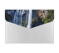 HETVBNS 6 Pockets Expanding File Folder Durable Waterproof A4 Letter Size Folders, Beautiful Waterfall Accordion File Organizer for Office, Home & Travel