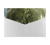 HETVBNS 6 Pockets Expanding File Folder Durable Waterproof A4 Letter Size Folders, Big Trees Accordion File Organizer for Office, Home & Travel