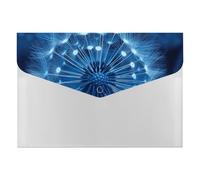 HETVBNS 6 Pockets Expanding File Folder Durable Waterproof A4 Letter Size Folders, Blue Dandelion Accordion File Organizer for Office, Home & Travel