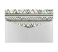 HETVBNS 6 Pockets Expanding File Folder Durable Waterproof A4 Letter Size Folders, Boho Triangle Stripes Accordion File Organizer for Office, Home & Travel