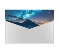 HETVBNS 6 Pockets Expanding File Folder Durable Waterproof A4 Letter Size Folders, Celestial Night Sky Accordion File Organizer for Office, Home & Travel
