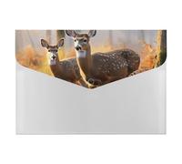 HETVBNS 6 Pockets Expanding File Folder Durable Waterproof A4 Letter Size Folders, Cute Deers Accordion File Organizer for Office, Home & Travel