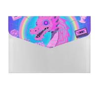 HETVBNS 6 Pockets Expanding File Folder Durable Waterproof A4 Letter Size Folders, Cute Dragon Print Accordion File Organizer for Office, Home & Travel