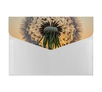 HETVBNS 6 Pockets Expanding File Folder Durable Waterproof A4 Letter Size Folders, Dandelions at Sunset Accordion File Organizer for Office, Home & Travel