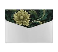 HETVBNS 6 Pockets Expanding File Folder Durable Waterproof A4 Letter Size Folders, Dark Green and Green Style Accordion File Organizer for Office, Home & Travel