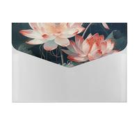 HETVBNS 6 Pockets Expanding File Folder Durable Waterproof A4 Letter Size Folders, Dragonfly and Flower Accordion File Organizer for Office, Home & Travel