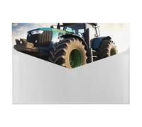 HETVBNS 6 Pockets Expanding File Folder Durable Waterproof A4 Letter Size Folders, Farm Tractor Accordion File Organizer for Office, Home & Travel