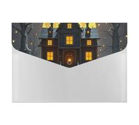 HETVBNS 6 Pockets Expanding File Folder Durable Waterproof A4 Letter Size Folders, Halloween Night Accordion File Organizer for Office, Home & Travel