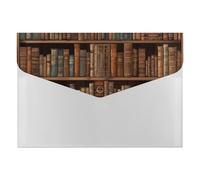 HETVBNS 6 Pockets Expanding File Folder Durable Waterproof A4 Letter Size Folders, Library Bookshelf Book Accordion File Organizer for Office, Home & Travel