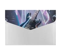 HETVBNS 6 Pockets Expanding File Folder Durable Waterproof A4 Letter Size Folders, Magic Electric Guitar Music Accordion File Organizer for Office, Home & Travel
