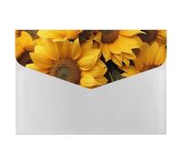 HETVBNS 6 Pockets Expanding File Folder Durable Waterproof A4 Letter Size Folders, Many Sunflowers Accordion File Organizer for Office, Home & Travel
