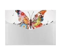 HETVBNS 6 Pockets Expanding File Folder Durable Waterproof A4 Letter Size Folders, Music Butterfly Accordion File Organizer for Office, Home & Travel