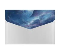 HETVBNS 6 Pockets Expanding File Folder Durable Waterproof A4 Letter Size Folders, Nebula and Moon Accordion File Organizer for Office, Home & Travel