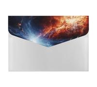 HETVBNS 6 Pockets Expanding File Folder Durable Waterproof A4 Letter Size Folders, Outer Space Stars Accordion File Organizer for Office, Home & Travel