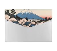 HETVBNS 6 Pockets Expanding File Folder Durable Waterproof A4 Letter Size Folders, Sakura Train Accordion File Organizer for Office, Home & Travel