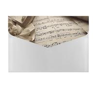 HETVBNS 6 Pockets Expanding File Folder Durable Waterproof A4 Letter Size Folders, Sheet Music Accordion File Organizer for Office, Home & Travel