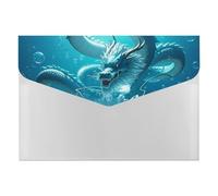 HETVBNS 6 Pockets Expanding File Folder Durable Waterproof A4 Letter Size Folders, The Dragon King Accordion File Organizer for Office, Home & Travel