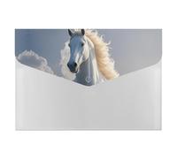 HETVBNS 6 Pockets Expanding File Folder Durable Waterproof A4 Letter Size Folders, The Galloping Horse is Galloping Accordion File Organizer for Office, Home & Travel