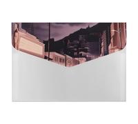 HETVBNS 6 Pockets Expanding File Folder Durable Waterproof A4 Letter Size Folders, The Old Hollywood Accordion File Organizer for Office, Home & Travel