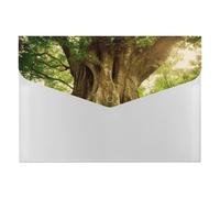 HETVBNS 6 Pockets Expanding File Folder Durable Waterproof A4 Letter Size Folders, Thick Tree Accordion File Organizer for Office, Home & Travel