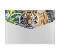 HETVBNS 6 Pockets Expanding File Folder Durable Waterproof A4 Letter Size Folders, Tiger Accordion File Organizer for Office, Home & Travel