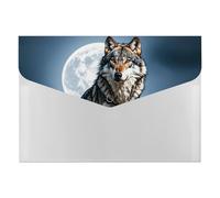 HETVBNS 6 Pockets Expanding File Folder Durable Waterproof A4 Letter Size Folders, Timberwolves Accordion File Organizer for Office, Home & Travel